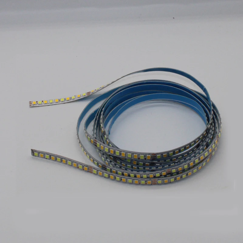 SMD2835 200D Double Colors LED Strip With 8mm Width Light Tape, 1Wx2colors/5cm,Be Used in Chandeliers etc.,Work With LED Driver