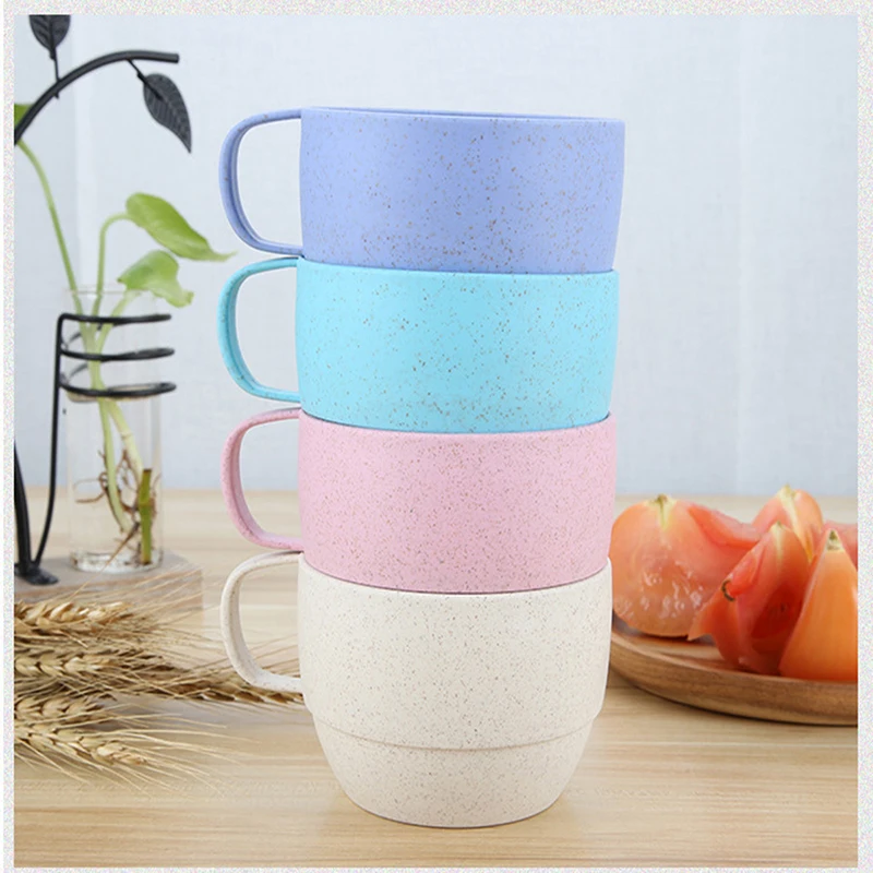 Picture 7: Portable Wheat Straw Kettle Cup Set Drinking Cup Set Drinking Kettle Reusable Eco Friendly Plastic Biodegradable Picnic Sharing