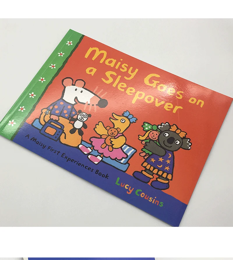 Maisy Goes on A Sleepover Story Book for Children English Language Classroom Picture Story Reading Book Children Montesori Book