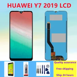 For Huawei Y7 2019 LCD Display Touch Screen With Frame For Y7 Prime 2019 DUB-LX3 DUB-L23 DUB-LX1 lcd