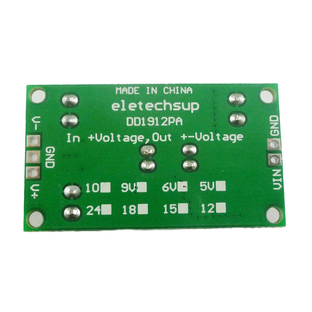 DC-DC Voltage Converter Boost-Buck Module Positive Negative Voltage Dual Output 3-24V to 5V 6V 9V 10V 12V 15V 18V 24V 8W