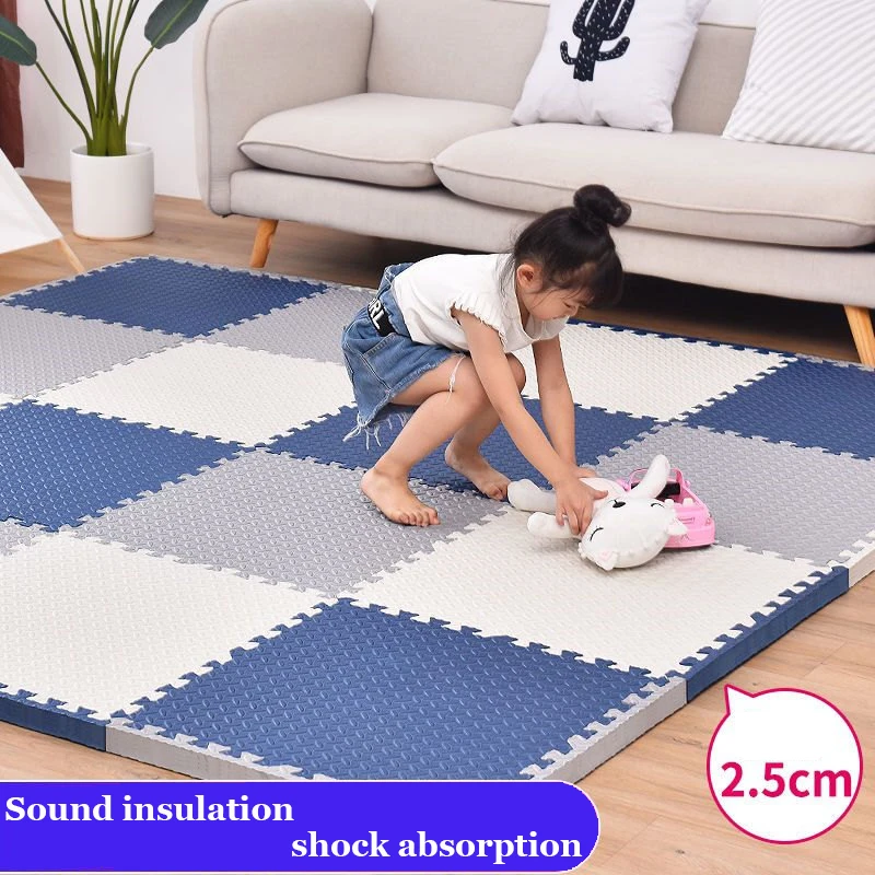 Baby Foam Clawling Mats 2.5CM EVA Puzzle Toys for Children Kids Soft Floor Play Mat Interlocking Exercise Tiles Gym Game Carpet