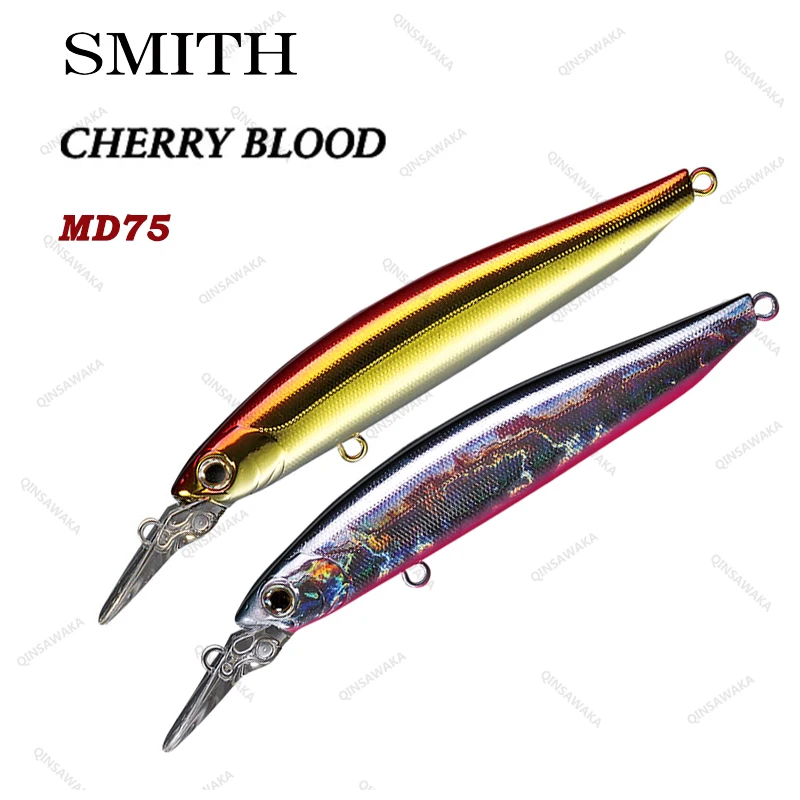 SMITH Cherry Blood MD75 /MD70 75mm 5.9g 1-1.5m /70mm 4.9g Floating