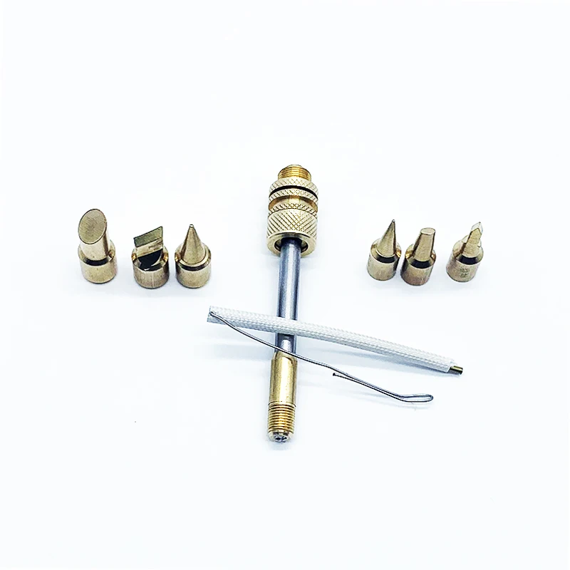 510 Electric Soldering iron Tip 510 Interface Wireless Solder Stations Tip Welding Tools 20-100W Cutter head Horseshoe Pointed