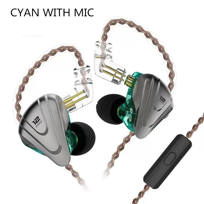 KZ ZSX Terminator 5BA+1DD 12 Unit Hybrid In-ear Earphones HIFI