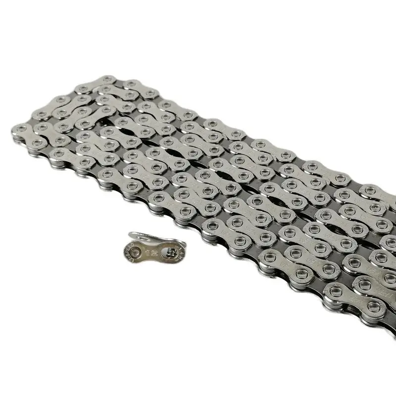 YBN S12 12 Speed Bike Chain Electroplated Silver MTB Road Bicycle Chains 12S 126 Link For Shimano SRAM Campagnolo