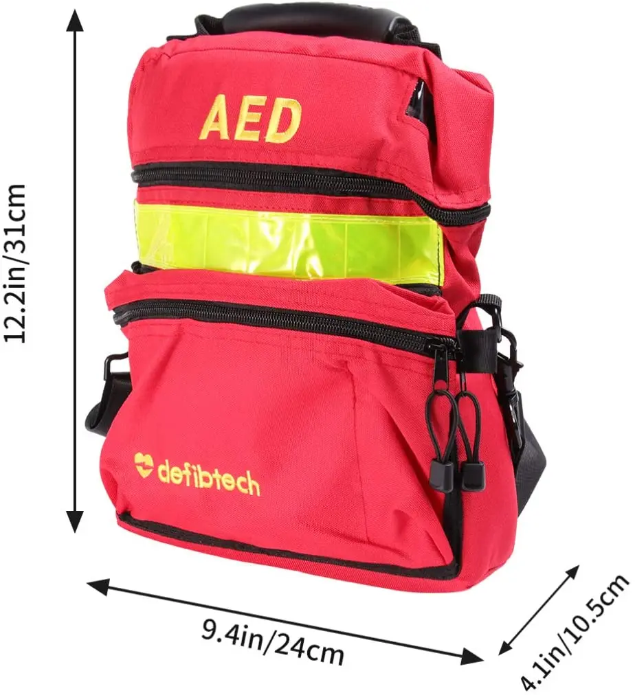 AED Medical Bag First Aid Bag Empty Travel Rescue Defibrillator Pouch 1st Responder Storage Survival Trauma Emergency Backpack