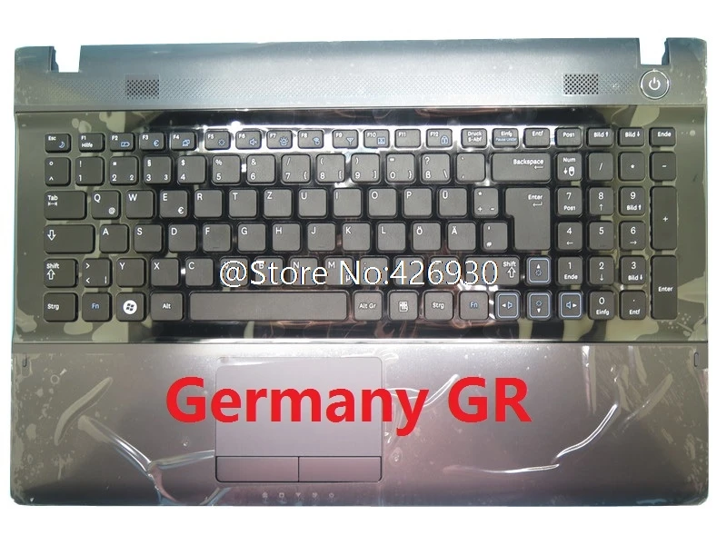 Laptop PalmRest&keyboard For Samsung RV511 RV515 RV520 Germany GR Brazil BR Latin America LA United Kingdom UK Arabia AR Turkey