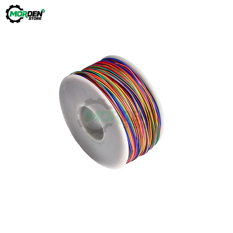 250m 30AWG avvolgimento filo stagnato rame B-30-1000 PCB cavo tagliere ponticello isolamento elettronico conduttore connettore filo