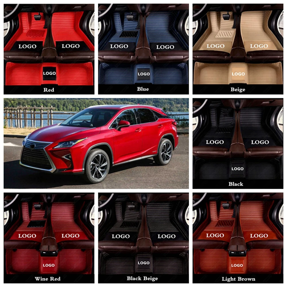 

Leather Custom Made Car Floor Mats for LEXUS NX CT LC LX IS UX SC LS ES GX GS HS RX Sedan All Weather Foot Rugs Mat Auto Carpet