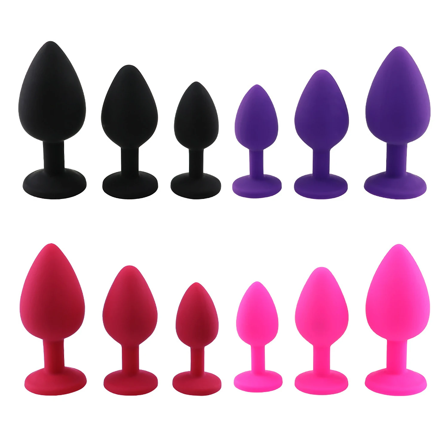 Sex Products Medical Silicone Anal Plug Anal Stimulator Masturbator Soft Butt Plug Safe Anal Dilator Sex Toys for Women and Men