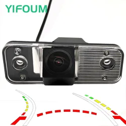 AHD Fisheye 12LED Dynamic Trajectory Car Rear View Wireless Camera For Hyundai SantaFe Santa Fe IX45 Azera Grandeur TG
