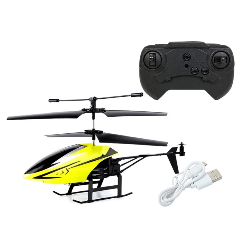 2 Channel Mini USB RC Helicopter Remote Control Aircraft Drone Model with Light H055