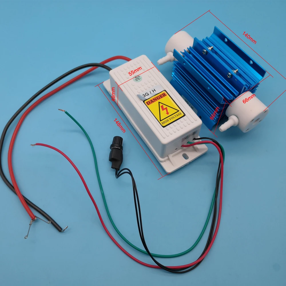 Регулируемый озоновый генератор в виде трубки 3g 100-140 в для стерилизации воздуха и воды