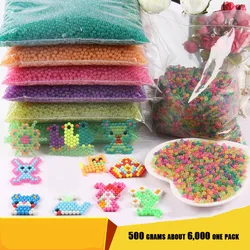 Perline fusibili fai da te 3D Magic Water Creative Beads set penna pinzette Kit pannello forato accessori ragazze giocattoli per bambini per bambini 8 10 anni