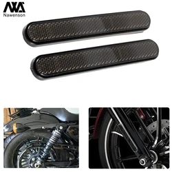 Lateral Motorcycle Reflectors Front Fork/Rear Fender Sticker Decal for Harley Street 500/750 XG500/XG750 Sportster XL 883/1200