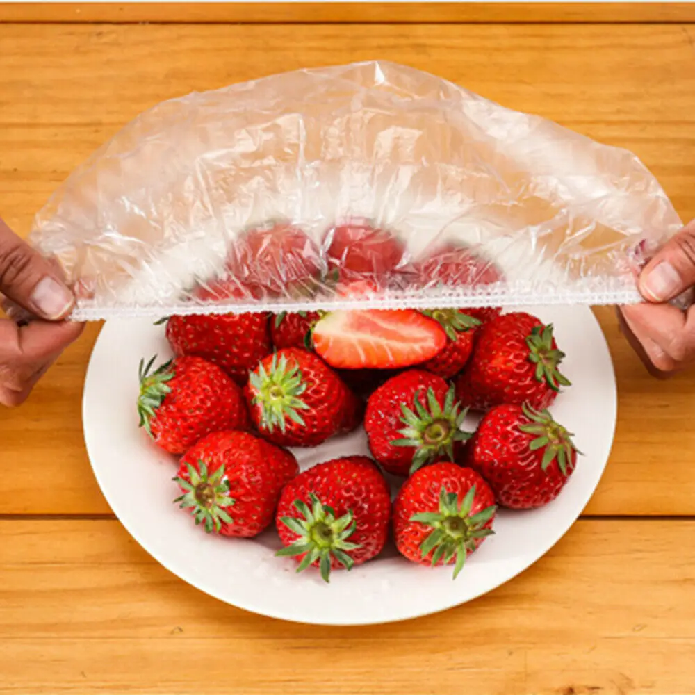 

100Pcs/set Fruit Disposable Vest Food Storage Seal Bag Saver Wrap Keep Fresh Food Kitchen Supplies QDD1502