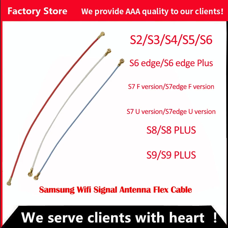 

Wifi Signal Antenna Flex Cable For Samsung Galaxy S2 S3 I9300 S4 I9500 S5 S6 G920 S7 Edge G930 S8 S9 Plus WI-FI Flex Repari Part