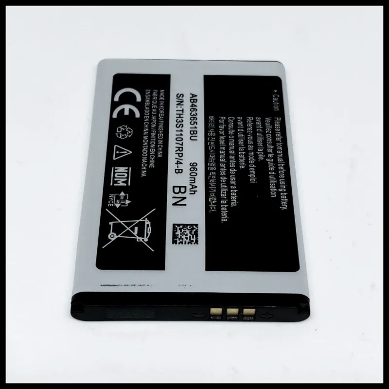 AB463651BU Battery For Samsung S5610 W559 S5620 S5630C C3200 F339 S5296 C3322 C3530 Battery AB463651BE AB463651BU