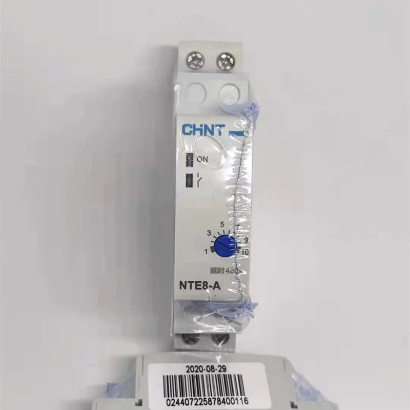 

Din Rail Time Relay DC24V NTE8-10A 120A 480A 10S 120S 480S Disconnection Power Faliure Power Off Delay Relay