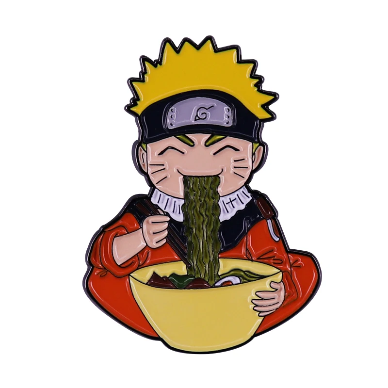 Classico Pin Brooch Anime Giapponese Mmmmm.Ramen: Un Tocco di Cucina Giapponese per il Tuo Stile