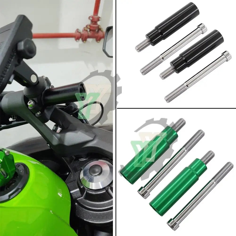 

1/2pcs For Kawasaki NINJA650 NINJA1000 Navigation Bracket Adapter Handlebar Extension Lever Z1000SX NINJA 650 1000 H2SX GTR 1400