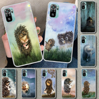 Hedgehog in the Fog Phone Case Cover for Xiaomi Redmi Note 13 12S 12 11 11S 11T 11E 10 Pro 10S 9 9S 9T 8 8T 7 Plus Print Coque C