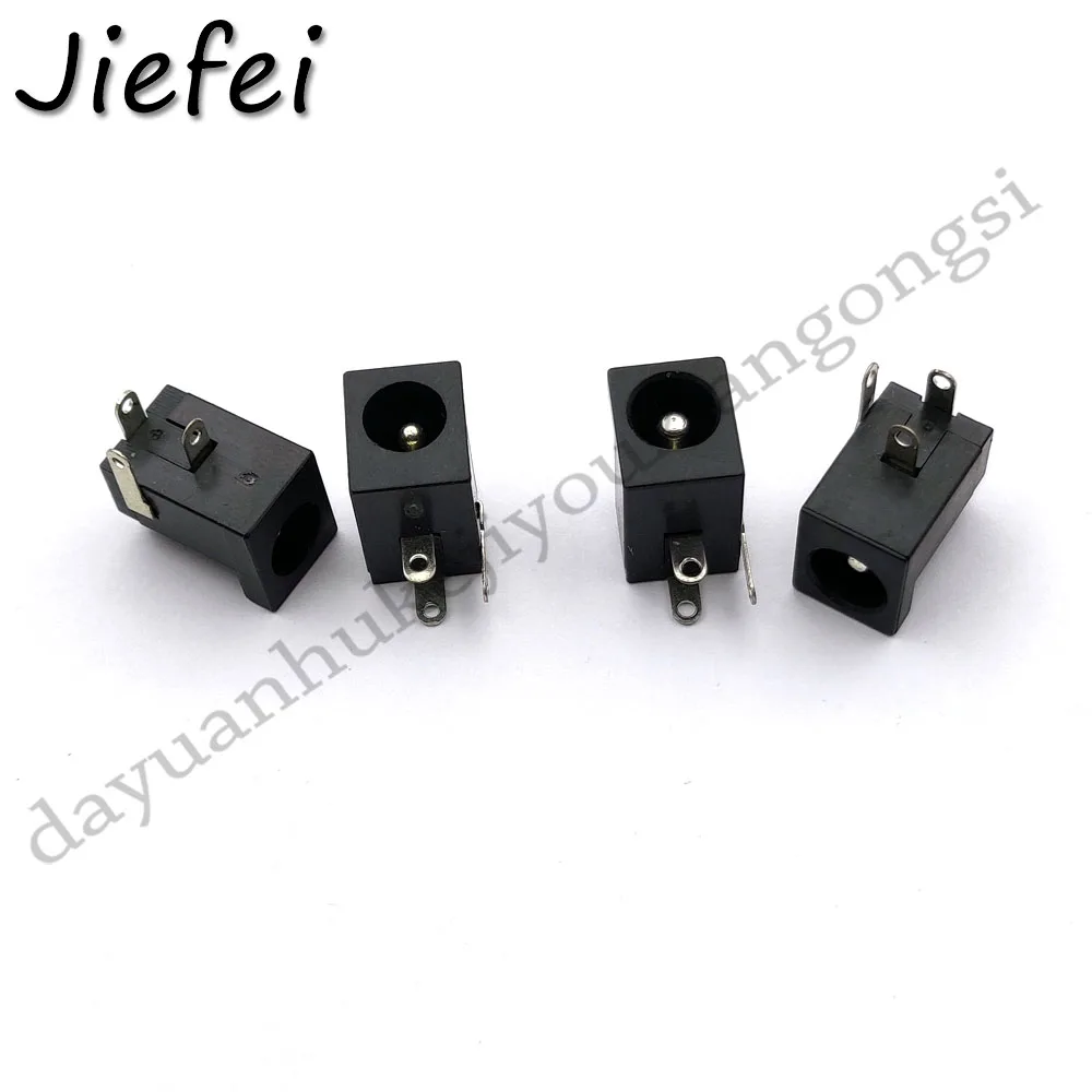 20Pcs 2.1MMX 5.5mm / 2.5mm X 5.5mm Power Supply DC Female Jack 5.5*2.1/2.5MM Socket Barrel-Type Right Angle PCB Mount Connector