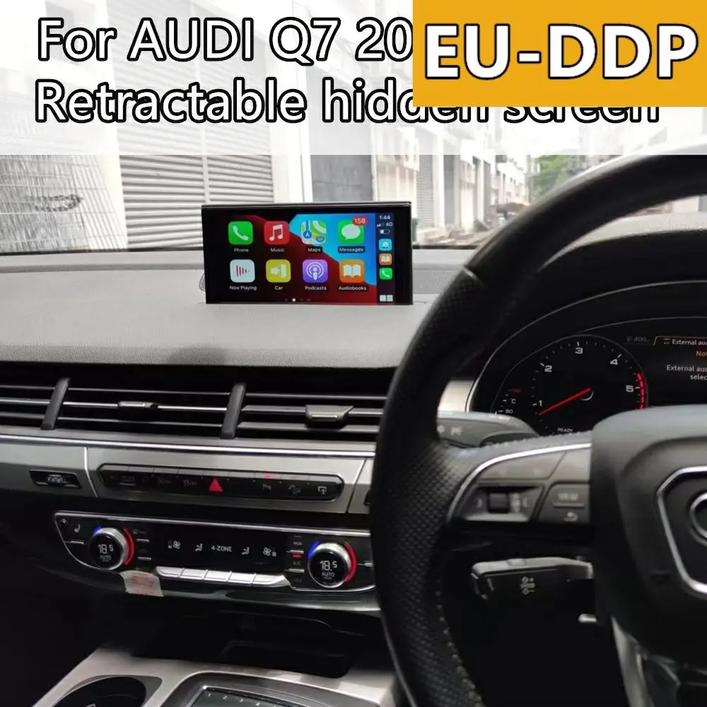 Retractable Hidden Screen For Audi Q7 2016 2017 2018 2019 2020 Android Car Radio Multimedia Player Stereo Autoradio GPS Nav