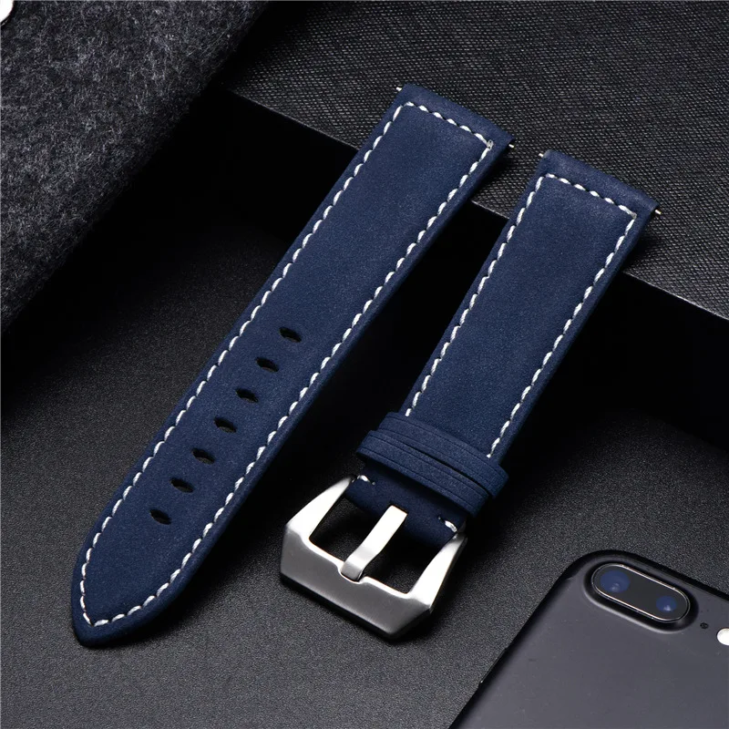 Vintage Leather Bracelets for HUAWEI WATCH GT 2 46mm 42mm GT2 Pro Band Bracelet for HONOR Magic ES 20mm 22mm Wrist Watchbands