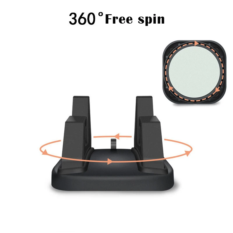 DISOUR 360 Degree Car Phone Holder Soft Silicone Anti Slip Mat Mobile Phone Mount Stands Support Car GPS Dashboard Bracket