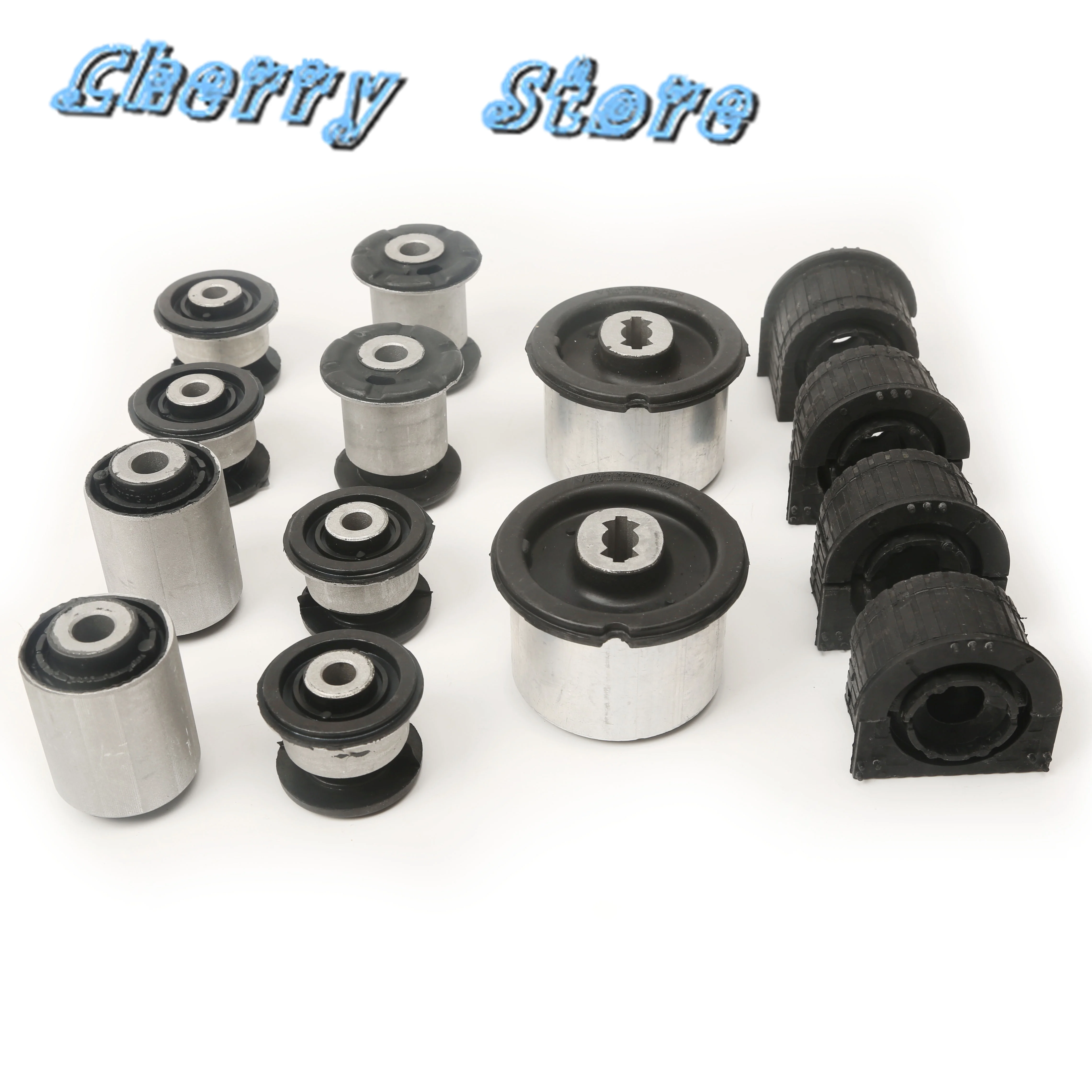 Control Arm Bushing Bushings Set 14pc For Porsche Panamera 970 3.6L Platinum 4.8L 2010-2013 97034379305 97034379205 97034124502