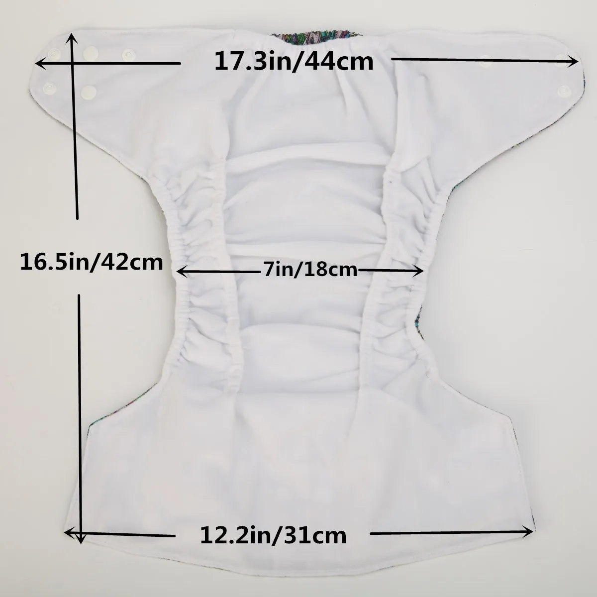 [Sigzagor] 2 bis 7 Jahre Alt Große Stoffwindel Taschenwindel Einheitsgröße Wiederverwendbar Waschbar Mikrofleece-Innenseite Baby Kinder Kleinkind Junior – Detail 3