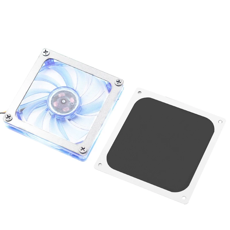 Magnetic Dust Filter Dustproof Mesh Fan Cover Net Grill Guard with Hole for PC Computer Case Cooling Fan Accessories