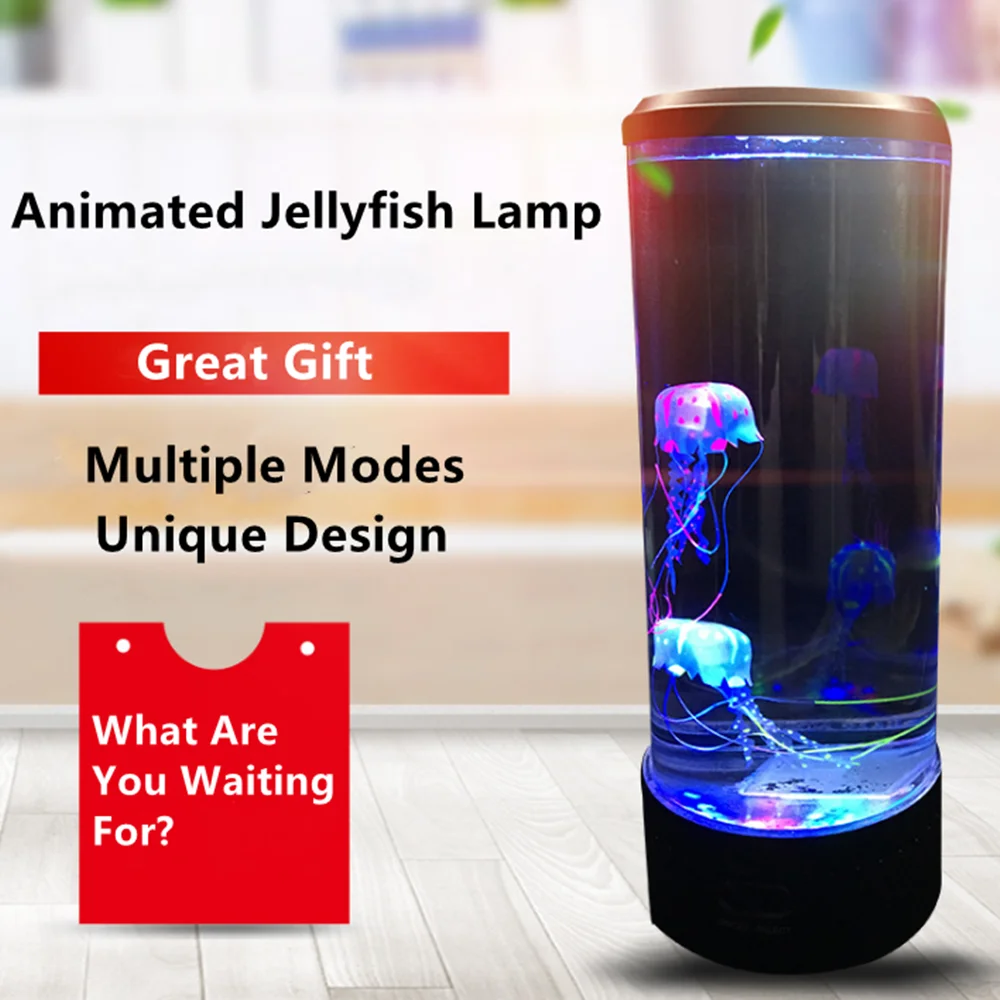 Aquarium for Fish Nightlight Led Fantasy Jellyfish Lamp Novelty Lighting for Night Lamps Gifts Light Bedroom New Products Fancy