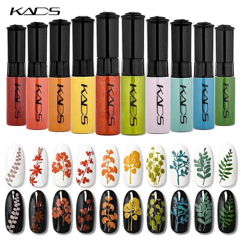 Nail Stamping Polish 7ml Nail Art Printing Oil For Nail Stamp Plate 47 Colors Gold Silver Black White Nail Lacquer Polish