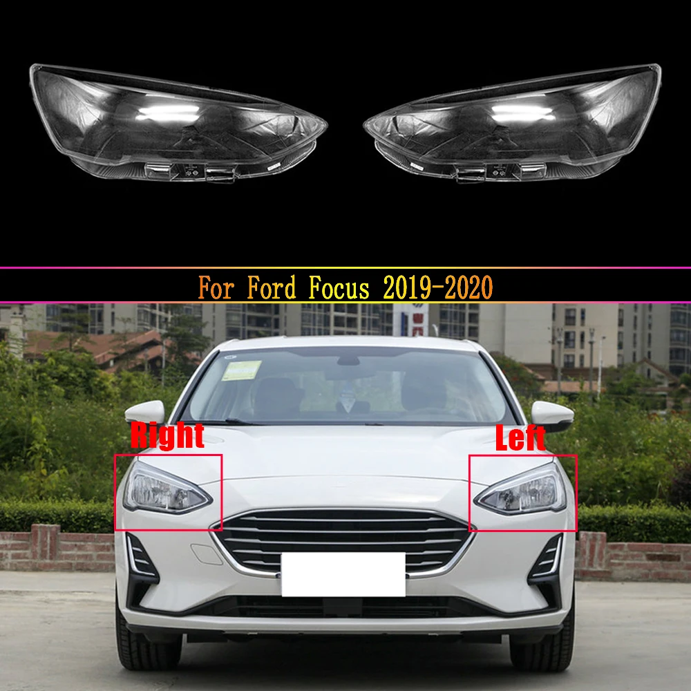 

Car Headlamp Lens For Ford Focus 2019 2020 Car Auto Shell Cover Replacement Part