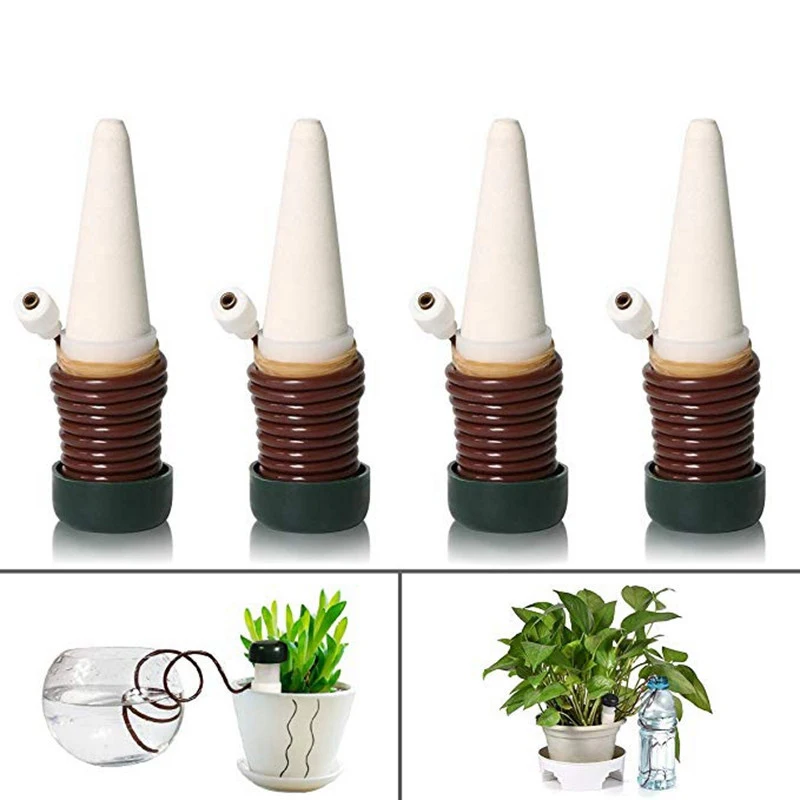 Plant Water Dripper Dispenser Garden Automatic Water Flow Drip Irrigation Watering System Self Watering Garden Hoseswater Spike