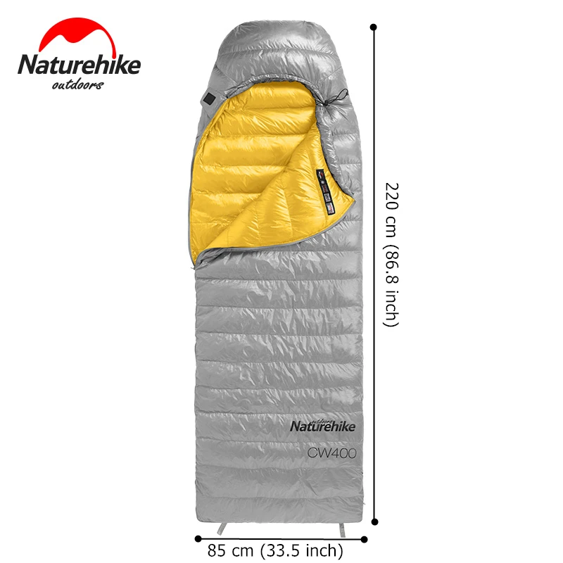 Imagem -05 - Naturehike Bolsa de Dormi Camping Bolsa de Dormir Ultralight Inverno Naturehike Bolsa de Dormir Naturehike Bolsa de Dormir Naturehike Graus Bolsa de Dormir para Acampamento Bolsa de Dormir Casal Bolsa de Dormir Campingcw400