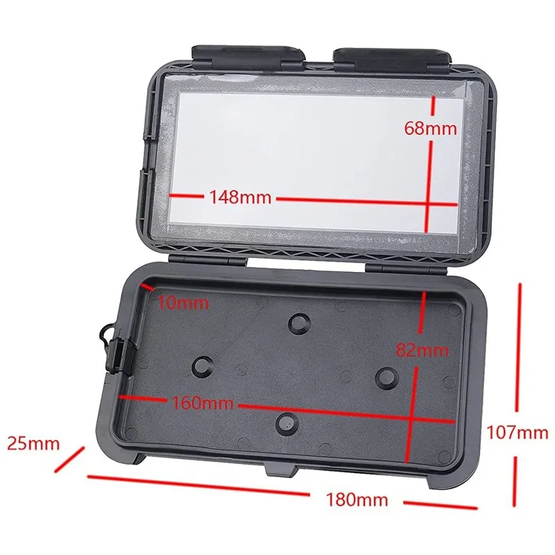 Untoom Waterproof Bicycle Phone Holder Stand Motorcycle Handlebar Cell Phone Support Mount Touchscreen Bike Phone Bag Case Cover