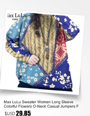 Amax luluE 2024 Winter Women Loose Patchwork Sweaters European Style Ladies Casual Hooded Design Jumpers Vintage Street Pullover