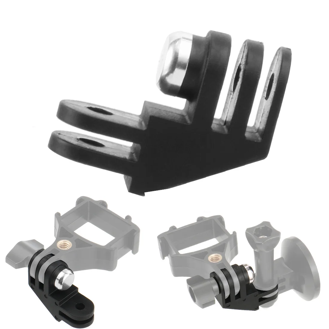 90 Grad Multi-Winkel-Richtung Ellbogen Kamera Aufnahme Stativ Adapter Anschluss schraube für Gopro Hero 13 12 11 Dji Action-Kamera – Detail 6