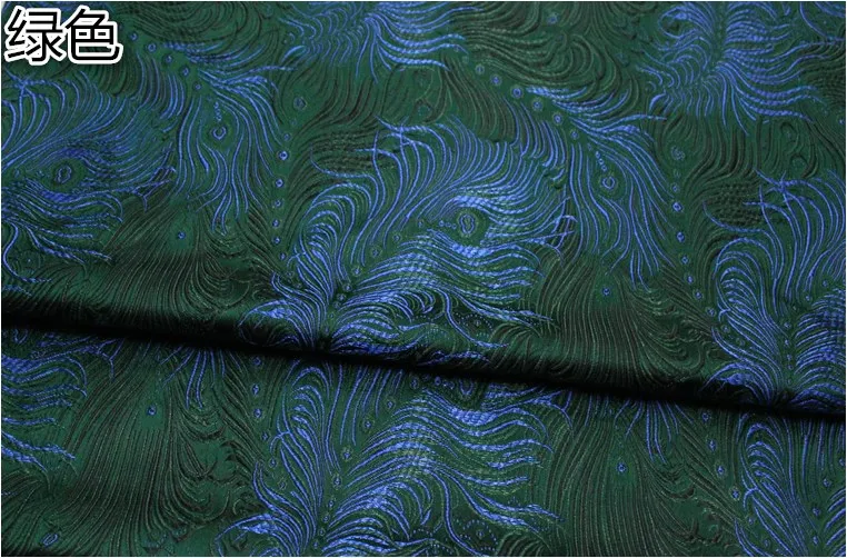 75x50cm floral style damask silk satin brocade jacquard fabric costume upholstery furniture curtain clothing material