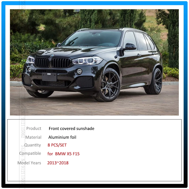 Full Covers Sunshades For BMW X5 F15 2013 2014 2015 2016 2017 2018 Car Side Windows Windshields Accessories Sun Protector