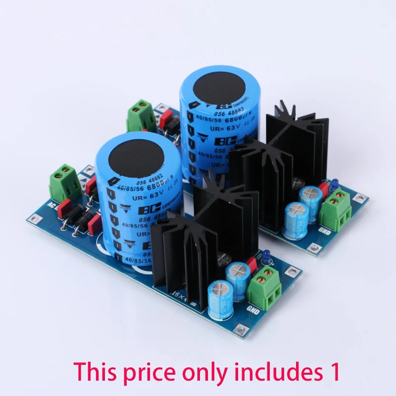 1PCS LT1084 High Power Linear Adjustable Regulated DC Power Supply Board Module HIFI Linear Power Supply DIY Loose Parts Kit