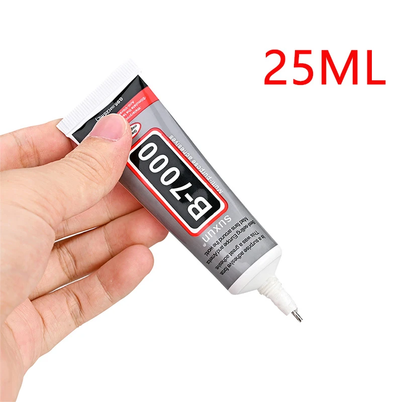 

1Pc 25ml Best B-7000 Multi Purpose Glue Adhesive Epoxy Resin Diy Crafts Glass Touch Screen Cell Phone Super Glue B7000 Nail Gel