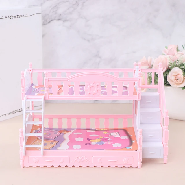 Barbie Doll Furniture Bed Barbie Dream House Dolls Beds Barbie Dollhouse Doll Beds Dolls Accessories Aliexpress