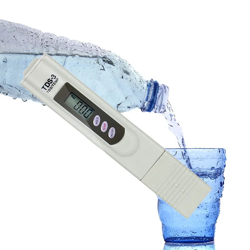 Portable TDS-3 Meter Digital TDS Water Quality Testing Pen Aquarium Pool tester Hardness Meter GH/DH Test Tool Accessories