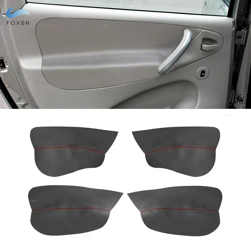 For Citroen Xsara Picasso 4pcs Microfiber Leather Interior Door Armrest Panel Cover Protective Trim