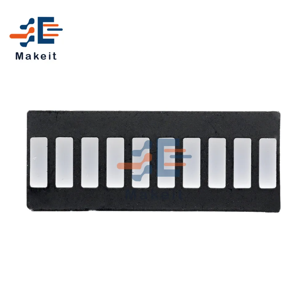 10 Segment Full Color LED Display Module Four Color Bargraph Light Ultra Bright Red Yellow Green Blue Colors
